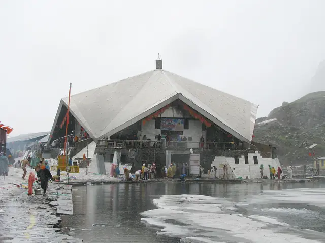 Gurudwara Hemkund Sahib, one of the highest gurdwaras in the world