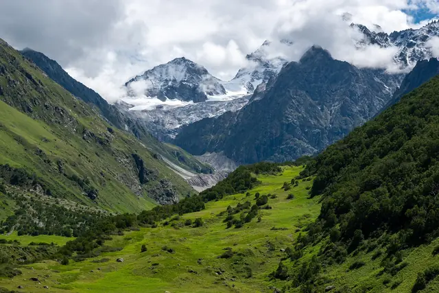 The valley in full summer green